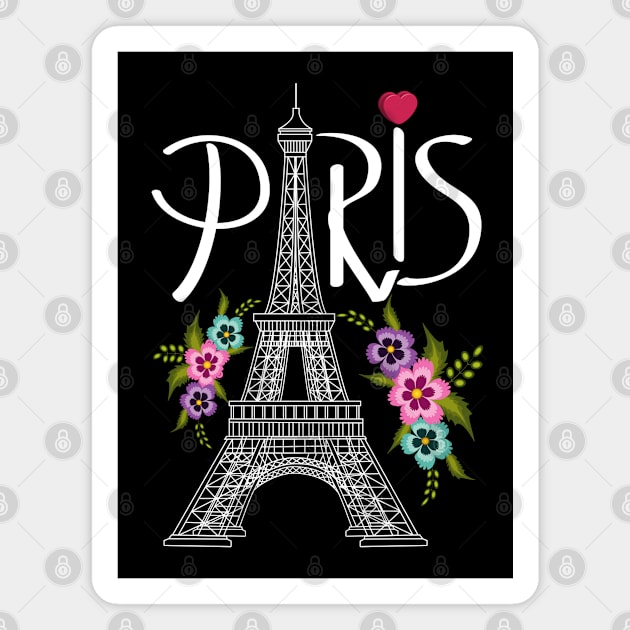 Eiffel Tower Paris Magnet by Designoholic